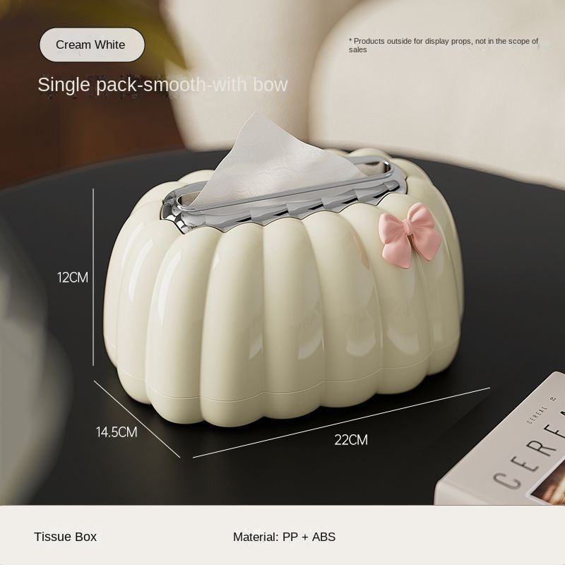 Luxury Shell Shape Tissue Box Cover – Elegant Wave Pattern Napkin Holder & Dispenser for Home & Office Decor
