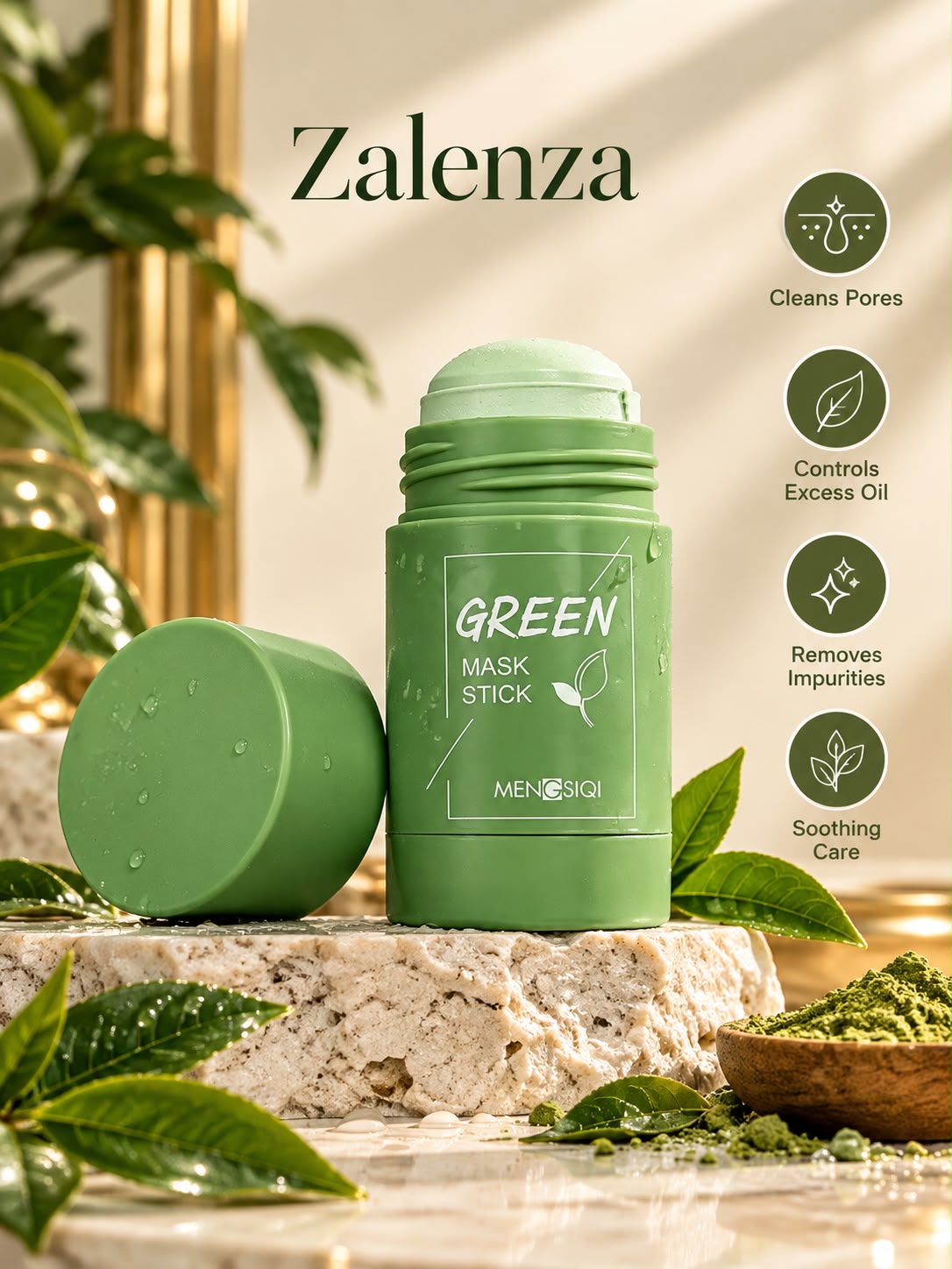 Green Tea Stick Mask – Oil Control & Blackhead Cleansing Face Mask
