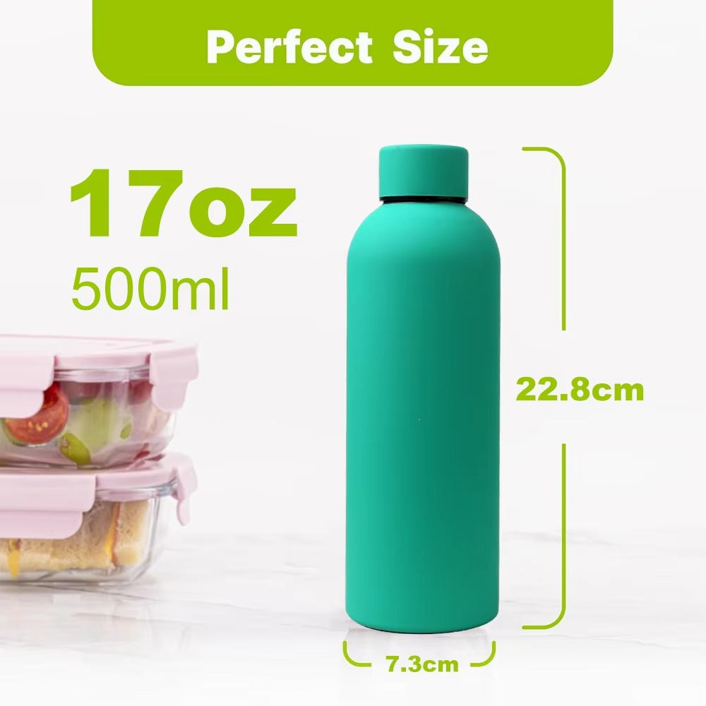 500ml Matte Water Bottle – Reusable Water, Juice & Coffee Bottle