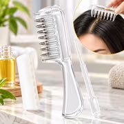 7-Teeth Scalp Massager Comb – Rolling Ball Hair Oil Applicator