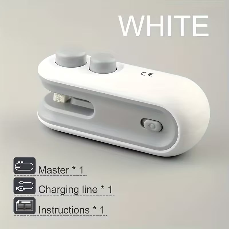 Mini Bag Sealer Machine – Portable Handheld Heat Sealer for Food Storage, Plastic Bags & Freshness