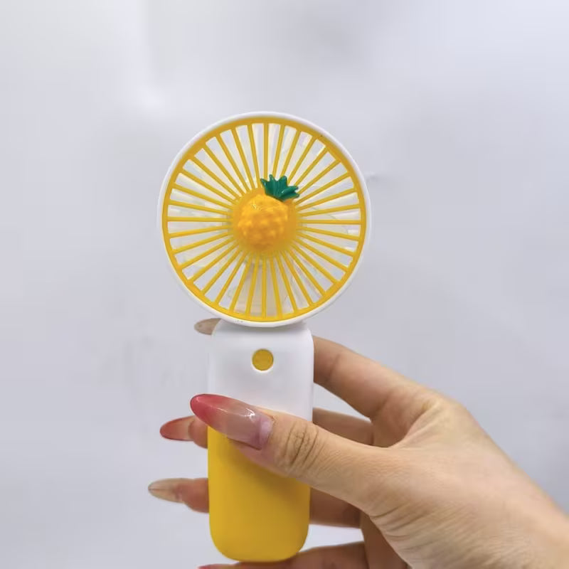 Portable Mini Handheld Fan – Compact USB Rechargeable Personal Cooling Fan for Travel & Office