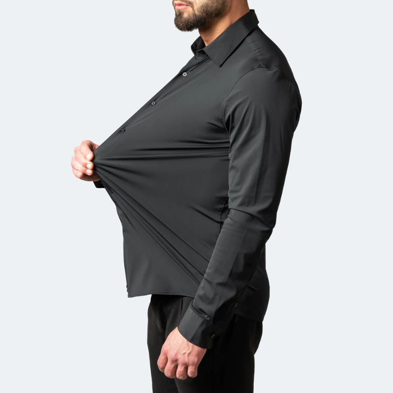 CHEMISE EXTENSIBLE ANTI-FROISSEMENT