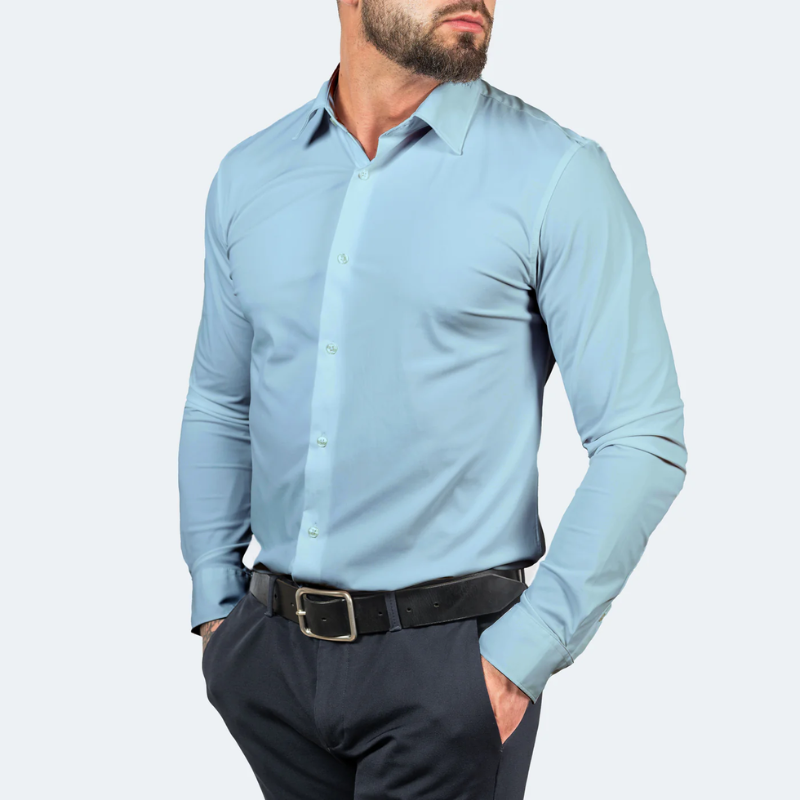 CHEMISE EXTENSIBLE ANTI-FROISSEMENT