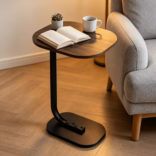 Wooden Multifunctional Side Table – Compact End Table & Nightstand for Living Room & Bedroom