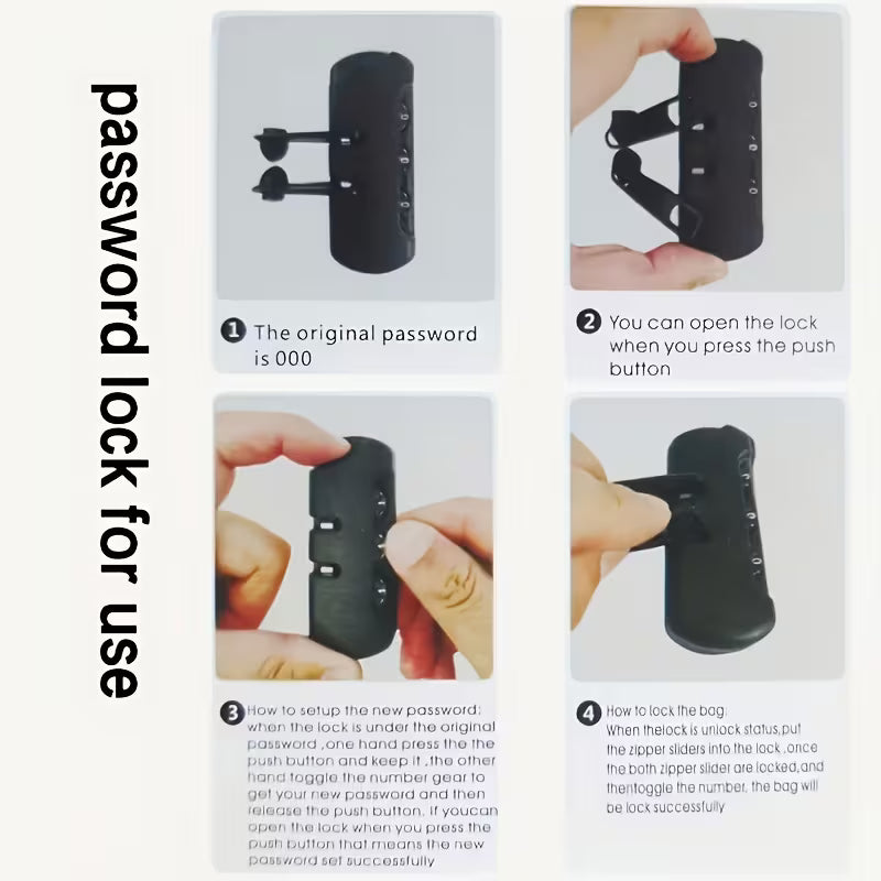 Anti-Theft Crossbody Sling Bag with TSA Combination Lock – High-Capacity Travel & Daily Chest Pack